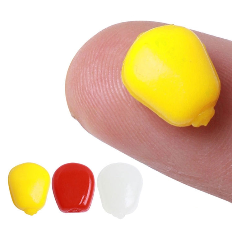 50pcs /Pack HENGJIA SO183 Floating Water Corn Soft Bait Plastic Lua Dummy Lures(Gold)