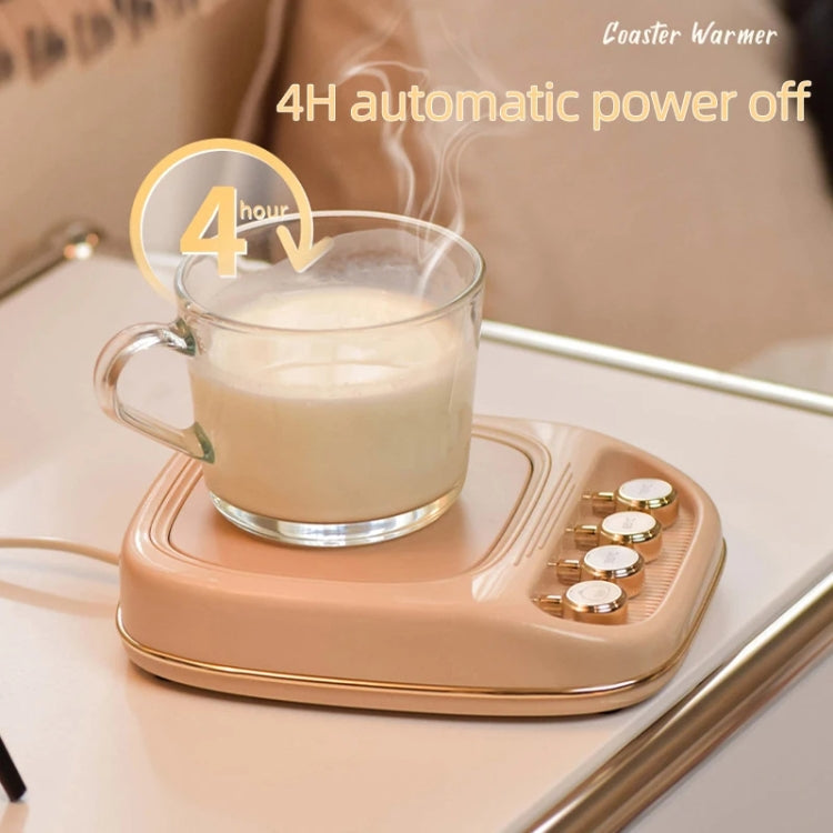ICARER FAMILY IF-ND01 Smart Thermostatic Coaster Thermal Insulation Heating Base, CN Plug(Beige)