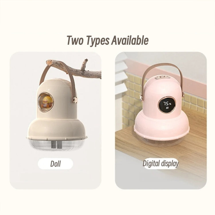 ICARER FAMILY IF-JS01 USB Charging Desktop Night Light Dual-spray Humidifier, Color: Pink (Digital)