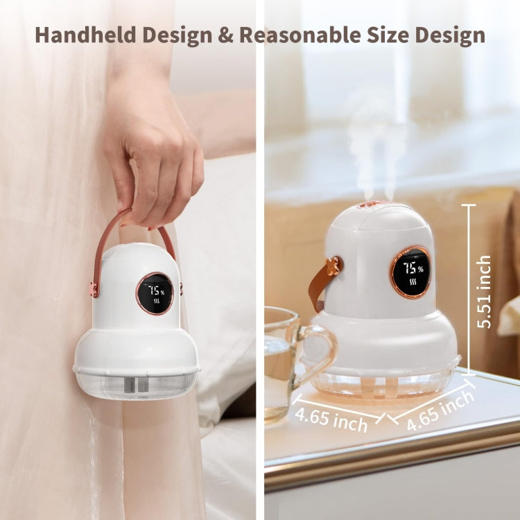 ICARER FAMILY IF-JS01 USB Charging Desktop Night Light Dual-spray Humidifier, Color: Pink (Digital)