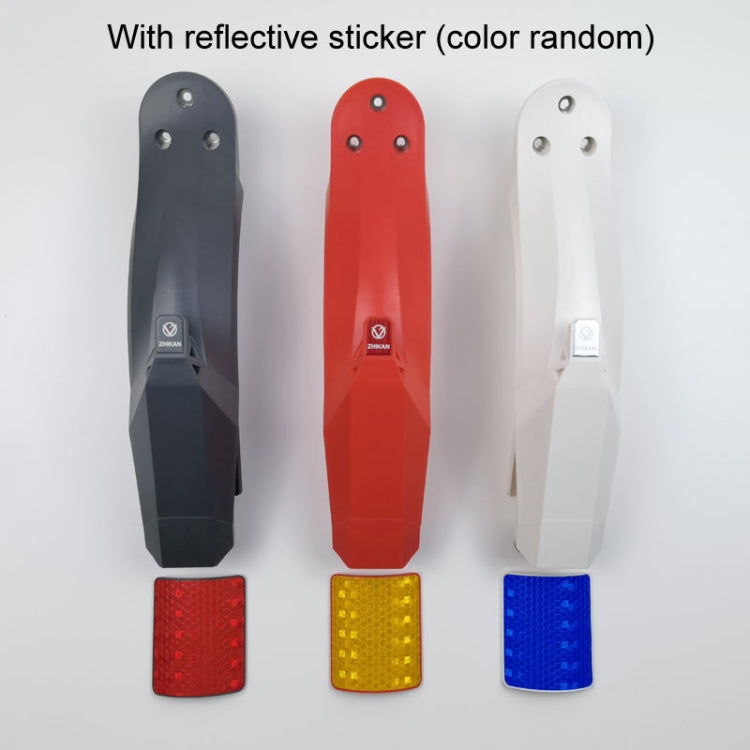 ZHIKAN Electrical Scooter Multifunctional Mudguard With Taillight For Xiaomi M365 / PRO / PRO2(White)