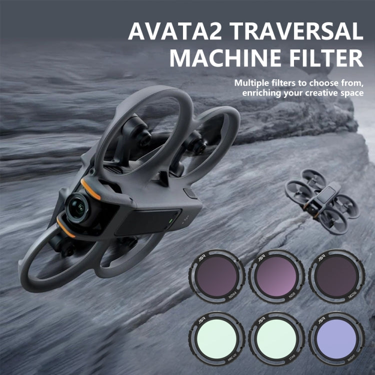 JSR-2050-17 ND8+ND16+ND32 For DJI Avata 2 Traverser Filter Accessories Camera Scrim Polarizing Lens