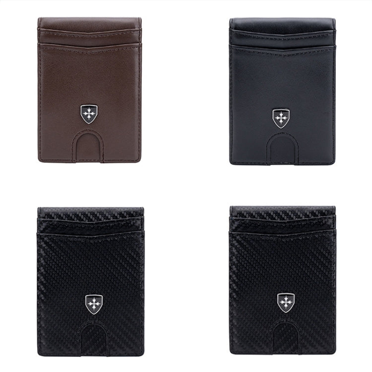 Baellerry RFID Anti-Theft Multi-Card Slot Contrasting Color Wallet Card Holder(Coffee)