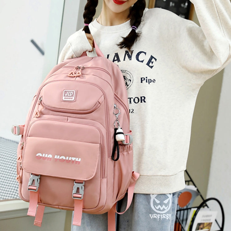 JLD  School Bag College Backpack Anti Theft Travel Bags for Teens Girls Students(Black)
