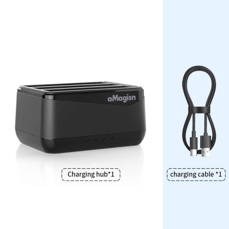 For Insta360 X4 AMagisn Battery Charger Charging Seat Camera Accessories