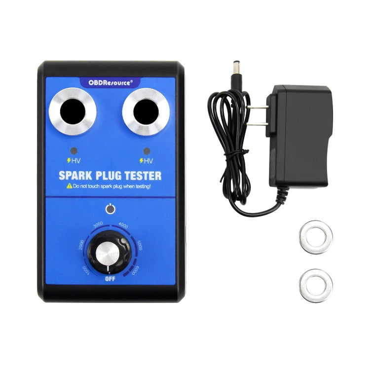 OBDResource High-Pressure Adjustable Dual-Hole Spark Plug Ignition Detector(US Plug)