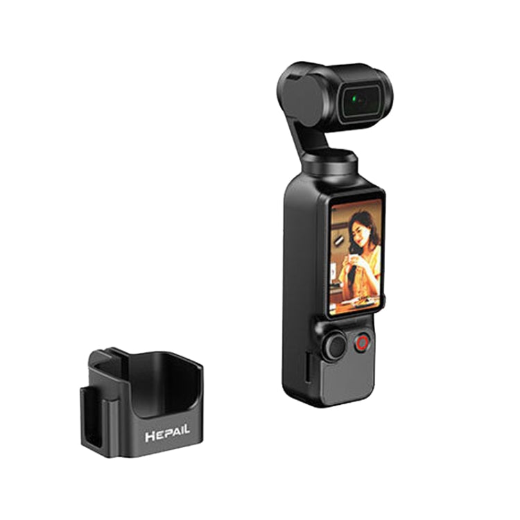 For DJI Osmo Pocket 3 HEPAIL Plastic Expansion Adapter Head Camera Fixed Bezel