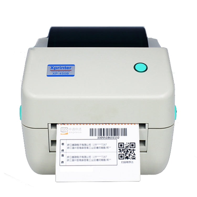 Xprinter XP-450B USB Port Supermarket Cashier Barcode Thermal Printer(EU Plug)