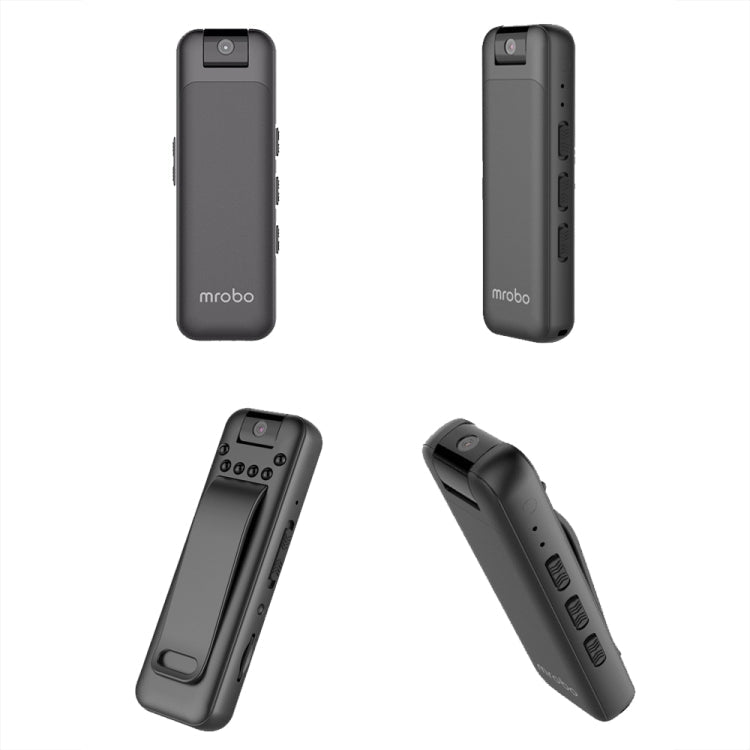 Mrobo D3 1080P Rotating Camera HD Infrared Night Recording Pen, Size: 128GB(Black)