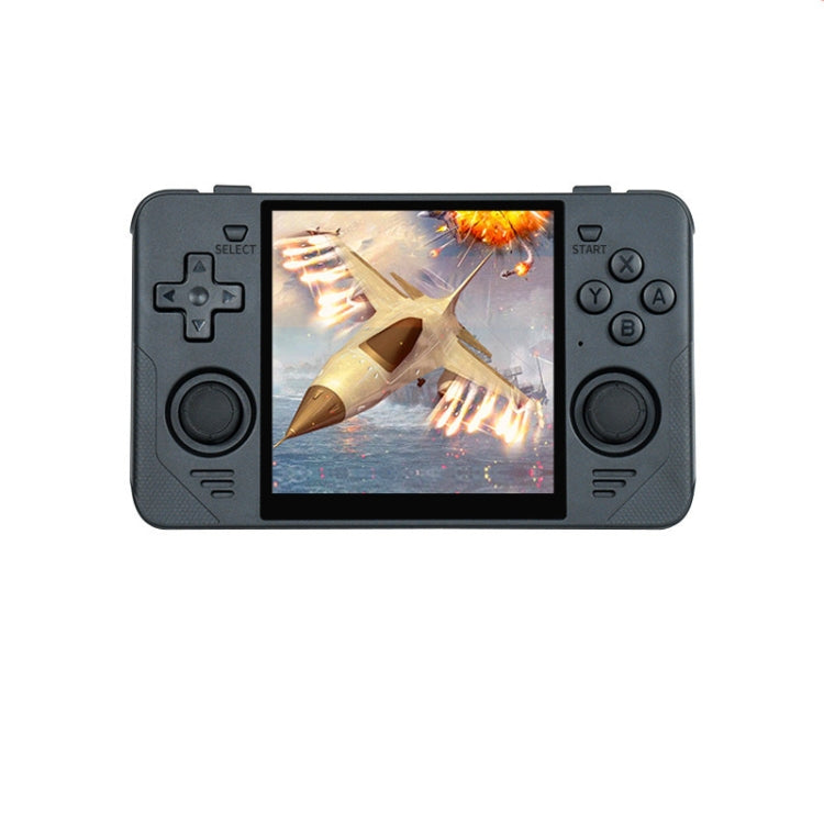 POWKIDDY RGB30  4 Inch IPS Screen Handheld Game Console Built In WIFI＋Bluetooth 16GB+256GB(Black)