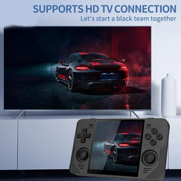 POWKIDDY RGB30  4 Inch IPS Screen Handheld Game Console Built In WIFI＋Bluetooth 16GB+256GB(Blue)