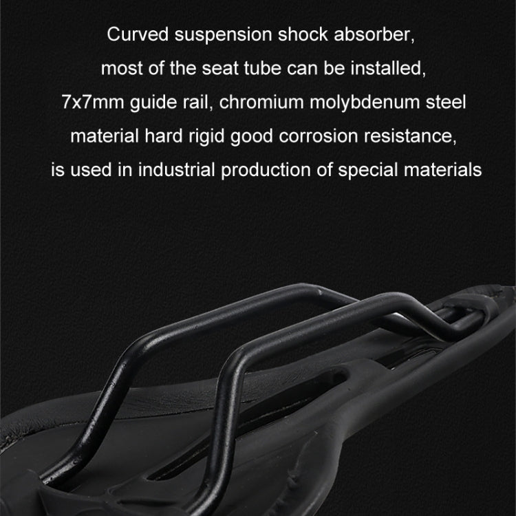 TOSEEK Mountain Bike Saddle Road Bicycle Seat Accessories, Color: Black Yellow