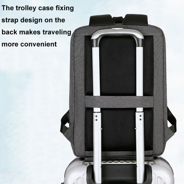 Multifunctional Waterproof Business Sports Laptop Backpack with USB Port, 15 inch, 17 inch