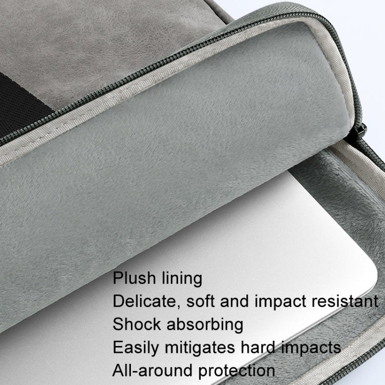 BUBM Portable Computer Bag Notebook Business Travel Bag, Size: 15 inch(Dark Gray)