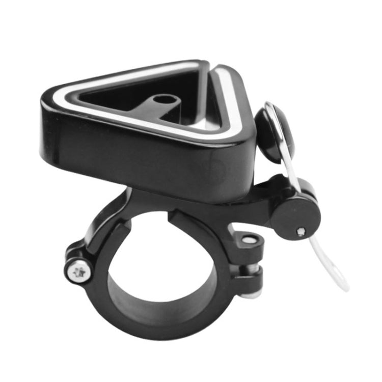 N+1 Mountain Bike Bell Universal Triangle Copper Bell, Clip Ring Black, Clip Ring Silver, Rubber Band Black
