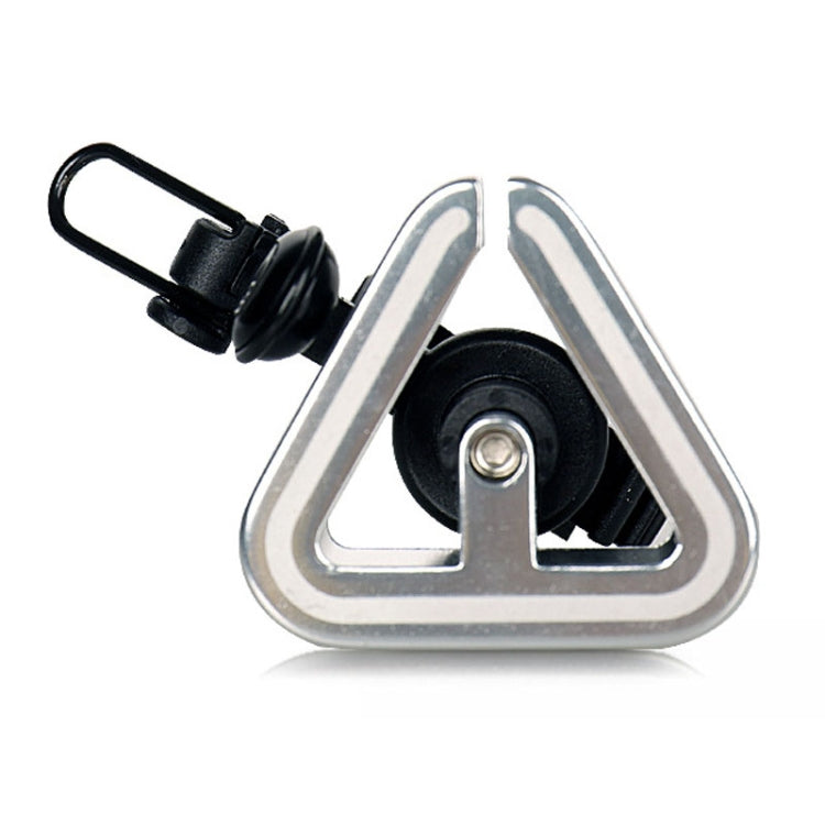 N+1 Mountain Bike Bell Universal Triangle Copper Bell, Clip Ring Black, Clip Ring Silver, Rubber Band Black