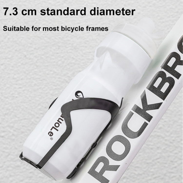 YouGuoLe 600ml PP5 Plastic Outdoor Bicycle Cycling Fitness Squeeze Water Cup(Black)