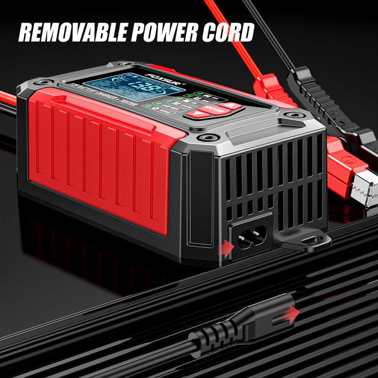FOXSUR Cars Motorcycles 12V Lithium Cattery Charger With Battery Detection(AU Plug)