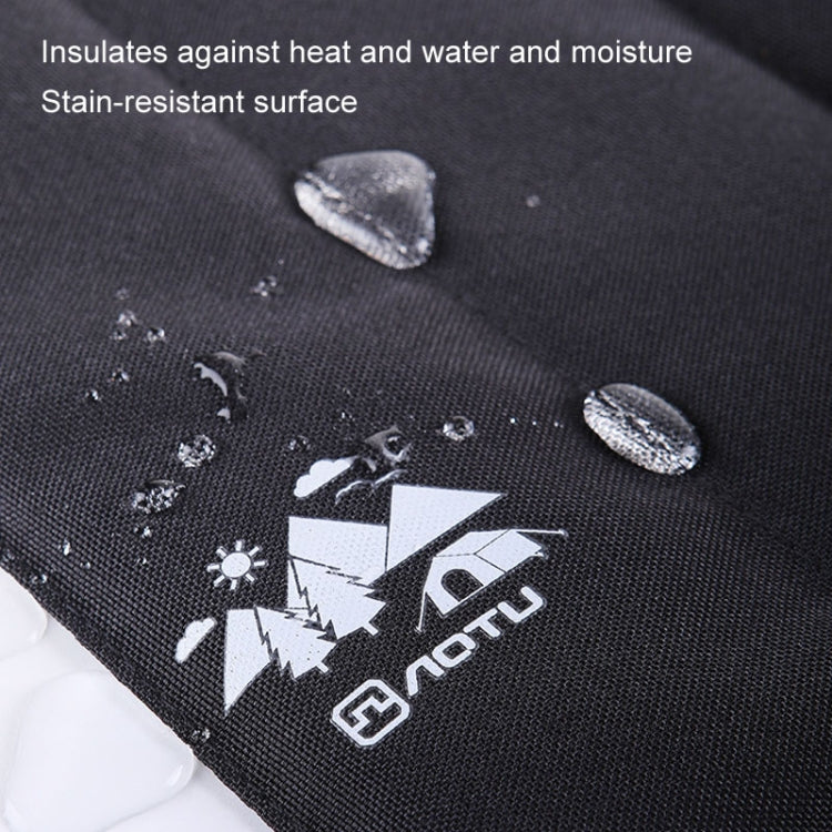 AOTU AT6225 Portable Waterproof Picnic Cushion Moisture-Proof Camping Cushion Thickened Outdoor Beach Travel Folding Small Cushion, Color: 4 Fold Khaki