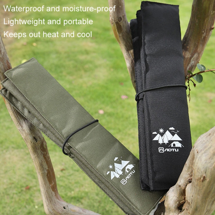 AOTU AT6225 Portable Waterproof Picnic Cushion Moisture-Proof Camping Cushion Thickened Outdoor Beach Travel Folding Small Cushion, Color: 4 Fold Khaki