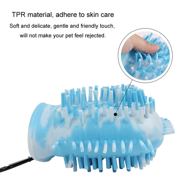 Histotree Pet Foot Washing Cup Multifunctional Dog Paw Cleaning Brush, Color: Large (Pink)