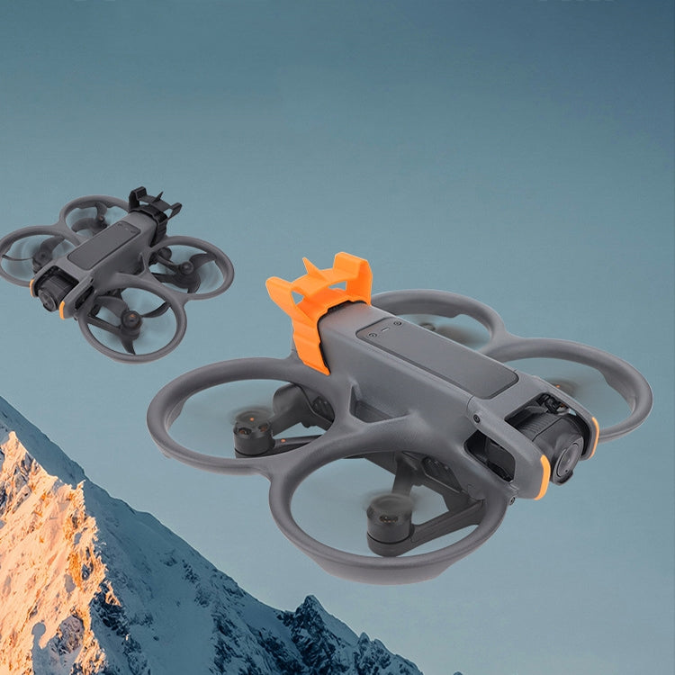 For DJI Avata 2 CQT Adhesive Airflow Cutting Flight Tail for Drones(Orange)