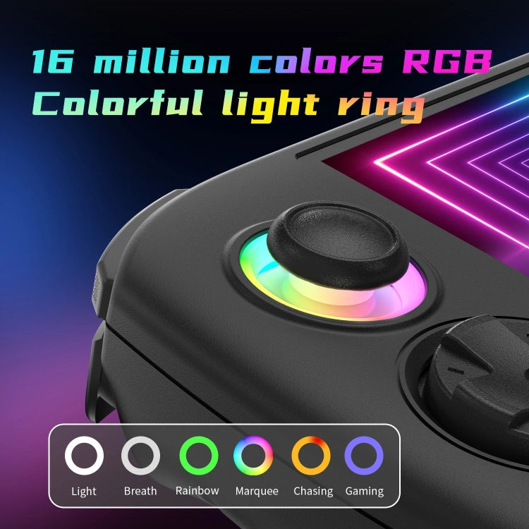 ANBERNIC RG Cube Retro Handheld Game Console With 3.95 Inch Screen T820 CPU Android 13 RGB Light With 128G TF Card(Gray)