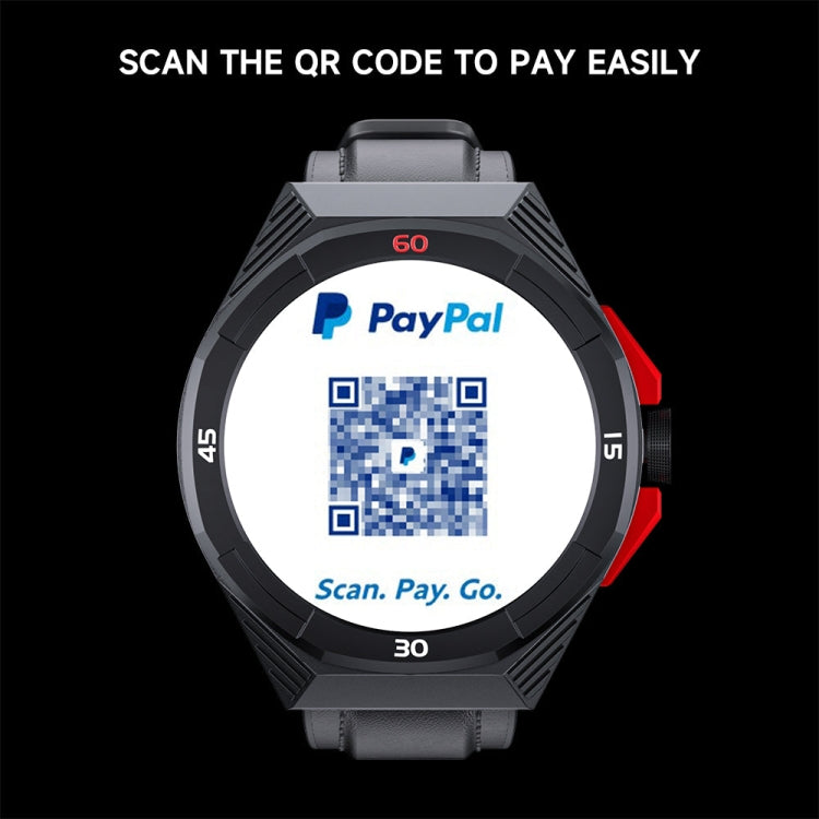 LOKMAT COMET2 PRO 1.46-Inch 5ATM Waterproof Bluetooth Call Smart Watch, Color: Black Leather