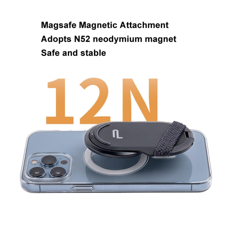 PGYTECH P-PG-017 MagFlex Cell Phone Photo Mount Magsafe Magnetic Selfie Stick(Classic Black)