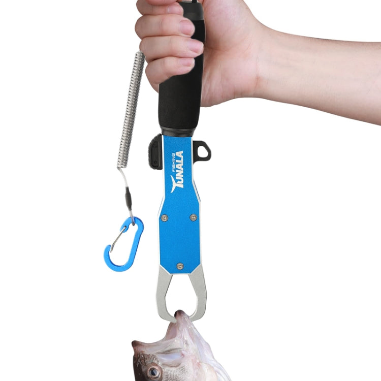 TUNALA Outdoor Push-Pull Aluminum Fish Catcher Multi-Functional Fishing Grip Luya Plier(Grey)