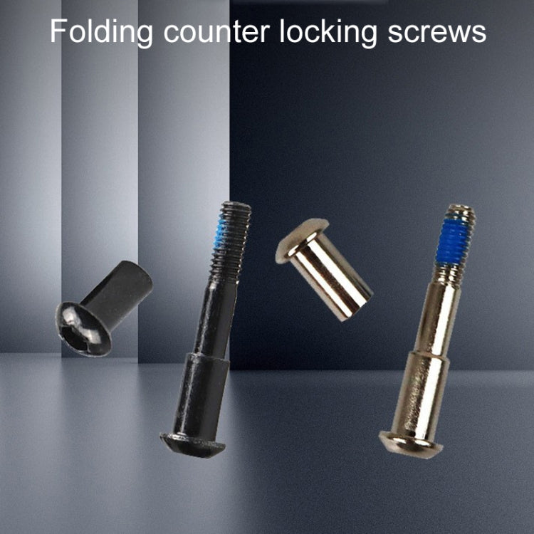 For Xiaomi M365 AIMITE Electrical Scooter Folding Base Pair Lock Sub Screws(Black)