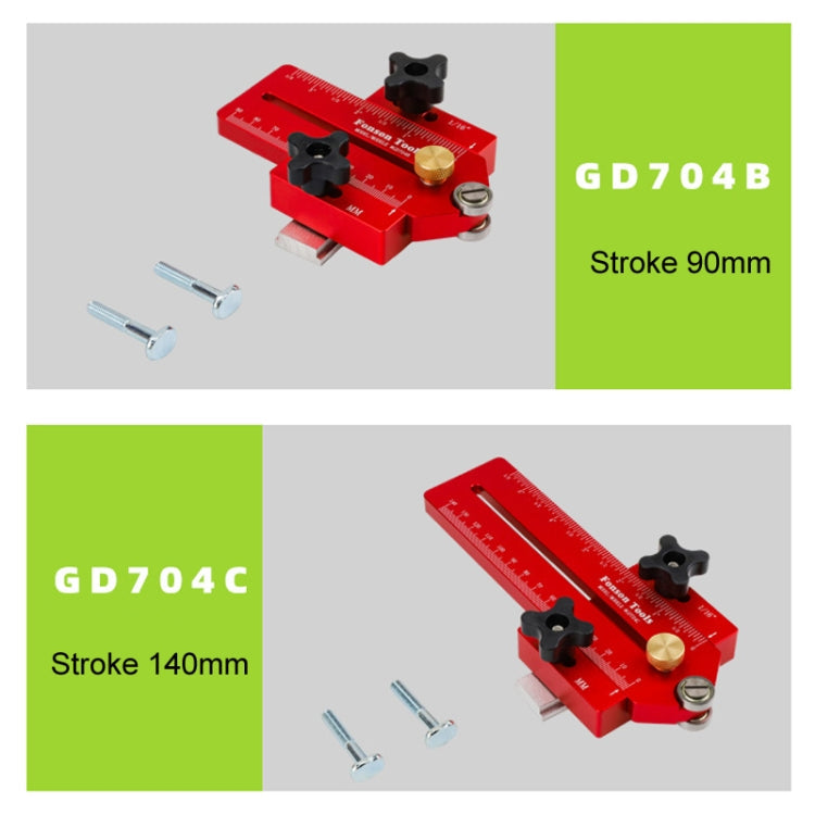 Fonson Woodworking Roller Table Saw Thin Cutting Board Guide Stopper, Model: GD704B
