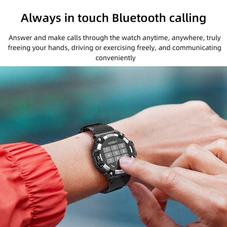 LOKMAT ATTACK 2 PRO 1.39-Inch 5ATM Waterproof Health Monitoring Bluetooth Smart Watch(Gold)