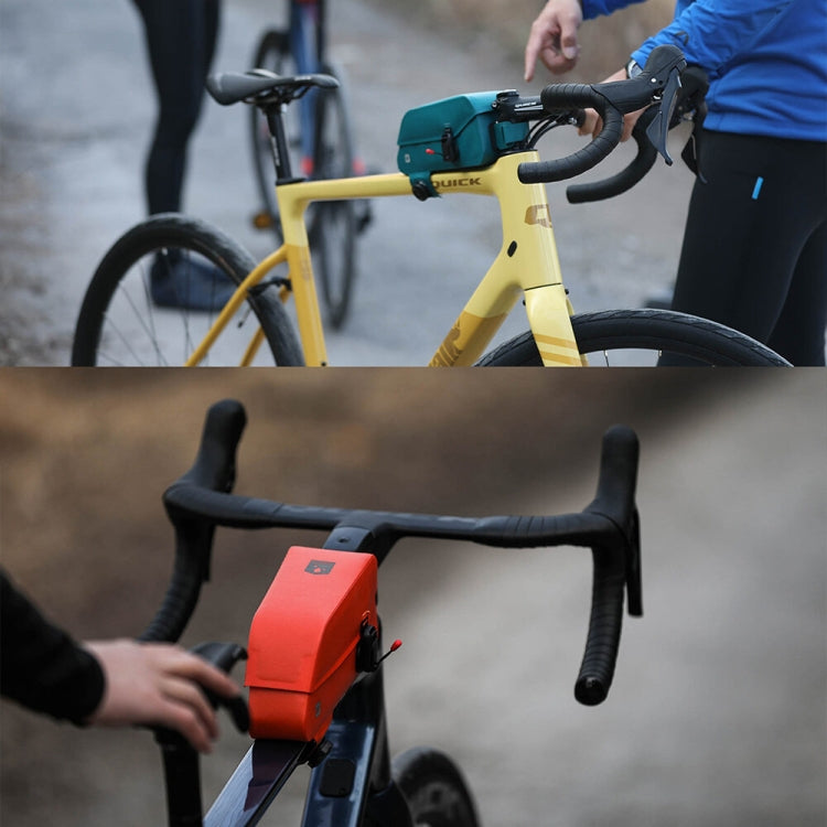 Rhinowalk K33 1.2L Outdoor Cycling Magnetic Waterproof Knob Fixed Bicycle Top Tube Bag(Black)