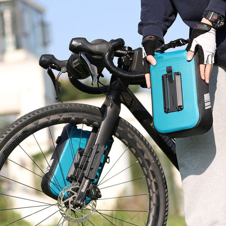 Rhinowalk RK406 6L Outdoor Cycling Quick-release Buckle Waterproof Bicycle Front Fork Bag(Green)