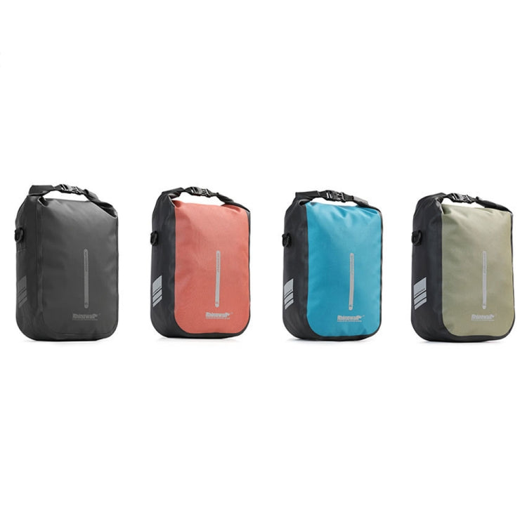 Rhinowalk RK404 4L Outdoor Cycling Quick-release Buckle Full Waterproof Bicycle Front Fork Bag(Blue)