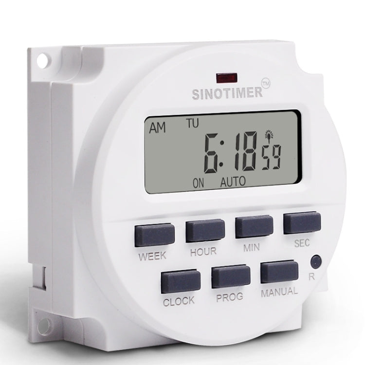 SINOTIMER TM618SH  1 Second Interval Digital LCD Timer Switch Programmable Time Relay 5V