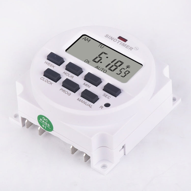 SINOTIMER TM618SH  1 Second Interval Digital LCD Timer Switch Programmable Time Relay 12V