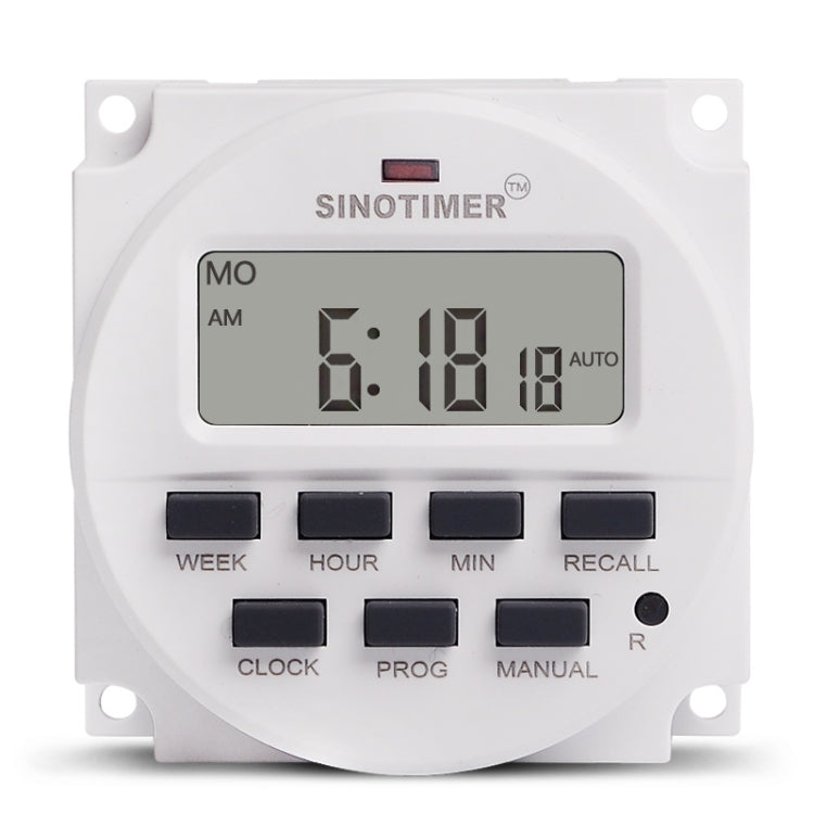 SINOTIMER TM618N-4 12V 7 Days Weekly Programmable Digital Electronic Timer Switch