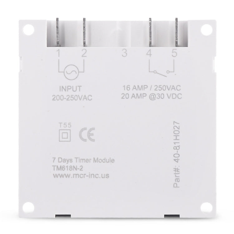SINOTIMER TM618N-1 110V 7 Days Weekly Programmable Digital Electronic Timer Switch