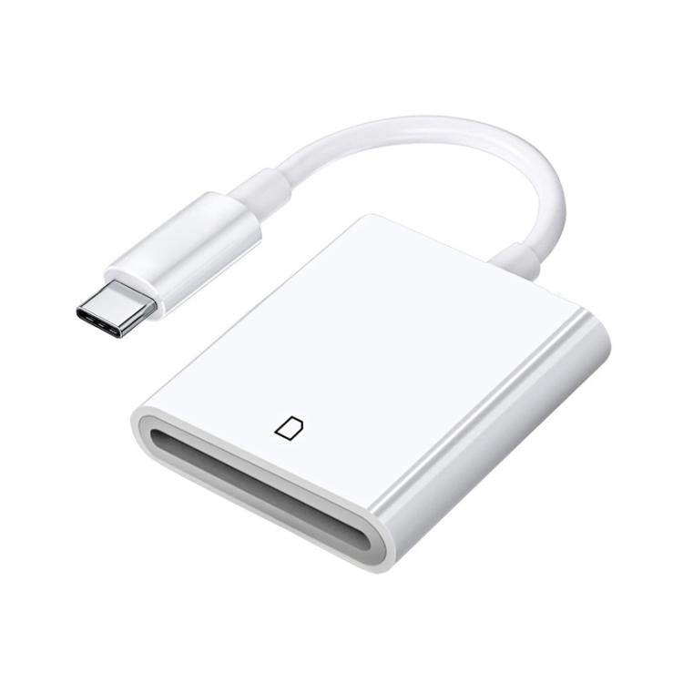 JINGHUA Mobile Phone Card Reader Converter Memory Card Reader, Model: Type-C With Cable SD