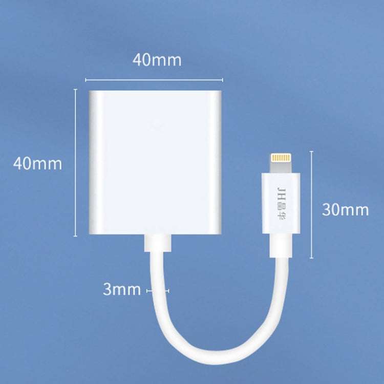 JINGHUA Mobile Phone Card Reader Converter Memory Card Reader, Model: Type-C With Cable TF+SD