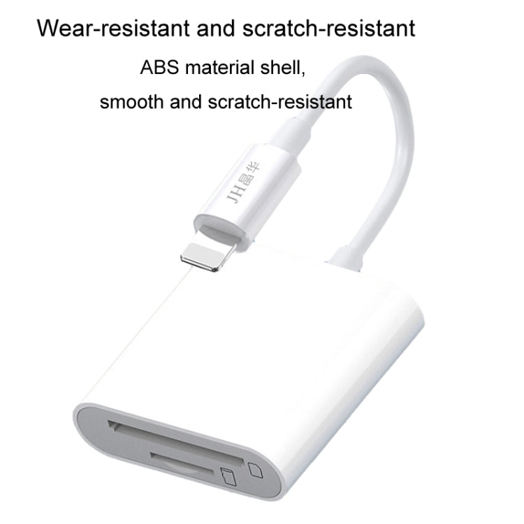 JINGHUA Mobile Phone Card Reader Converter Memory Card Reader, Model: Type-C With Cable TF+SD