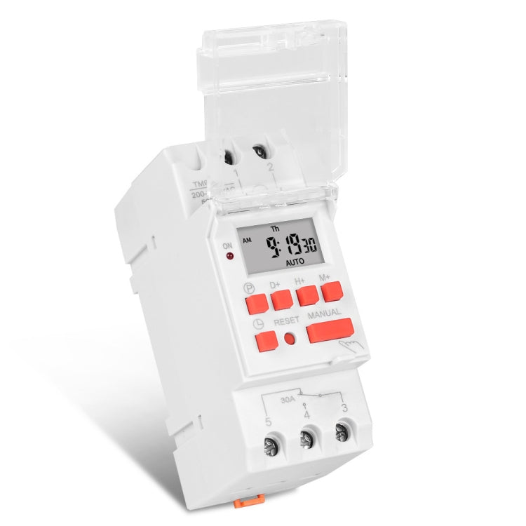 SINOTIMER TM919B-2 220V 30A Programmable Digital Timer Switch Automatic Cycle Timing Controller