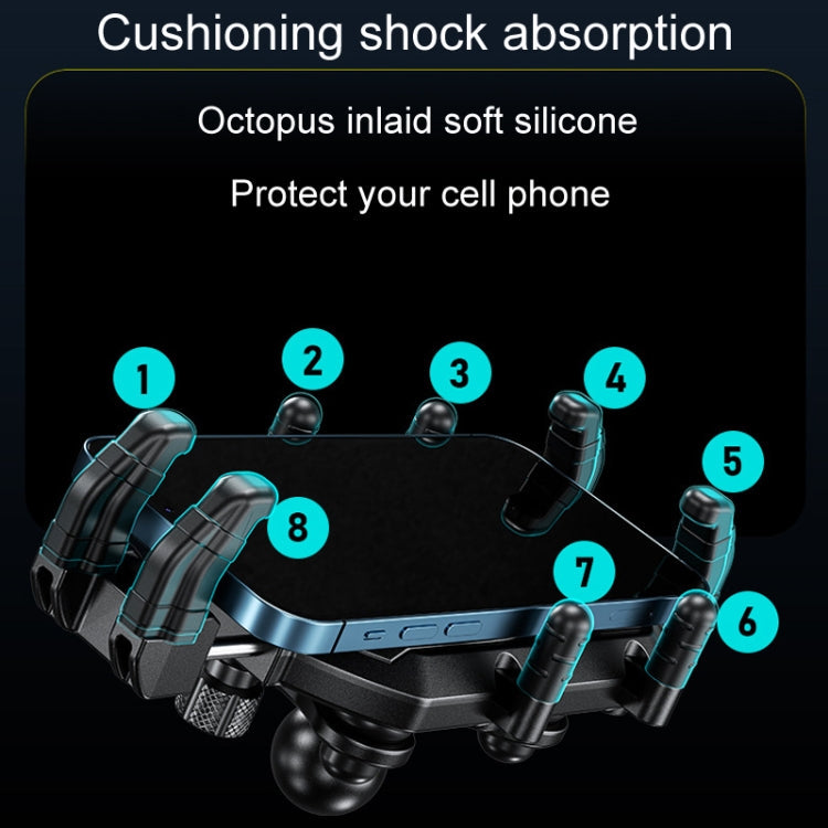 Kewig Motorcycle Octopus Holder Anti-Theft Motorcycle Cell Phone Mounts, Model: M26-C5