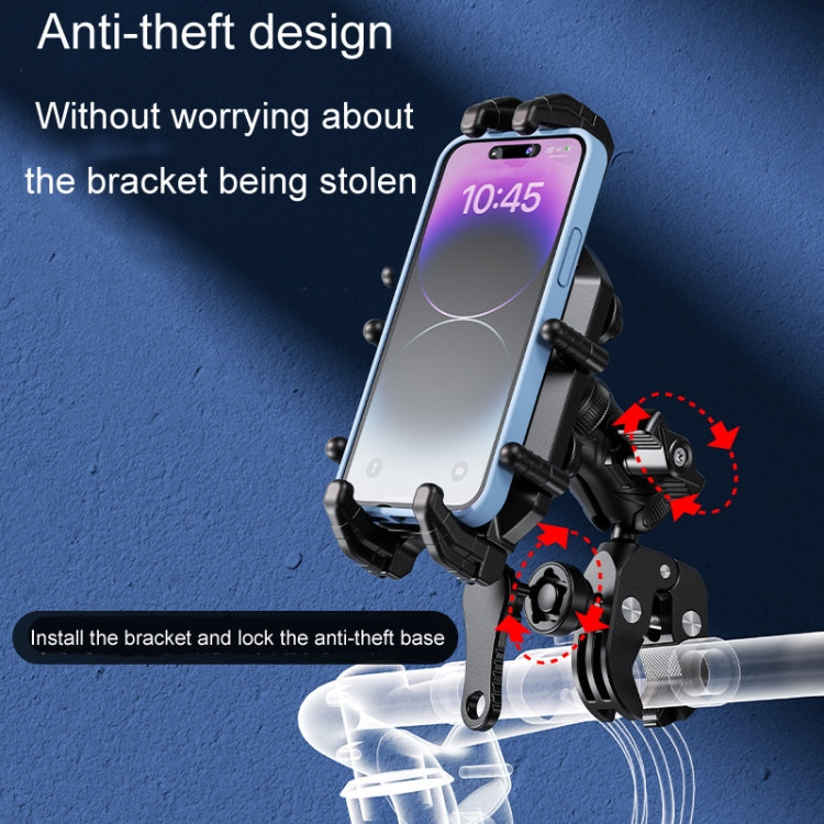 Kewig Motorcycle Octopus Holder Anti-Theft Motorcycle Cell Phone Mounts, Model: M26-C1