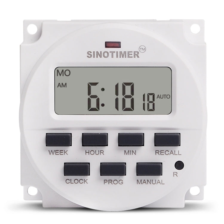 SINOTIMER Programmable Timer Switch Time Controller, Model: TM618H-3 24V