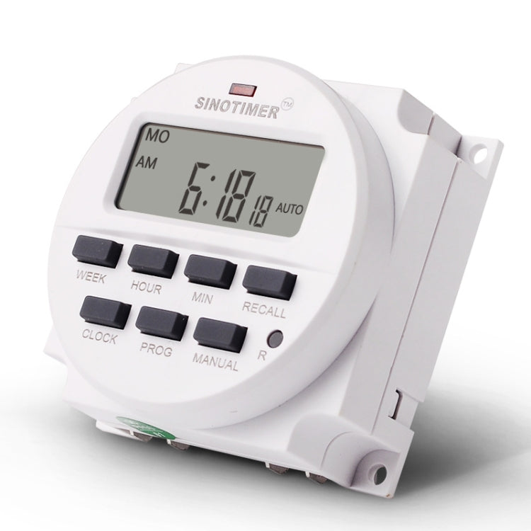 SINOTIMER Programmable Timer Switch Time Controller, Model: TM618H-4 12V