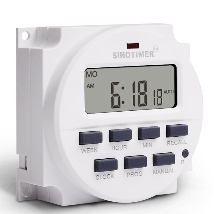 SINOTIMER Programmable Timer Switch Time Controller, Model: TM618H-3 24V