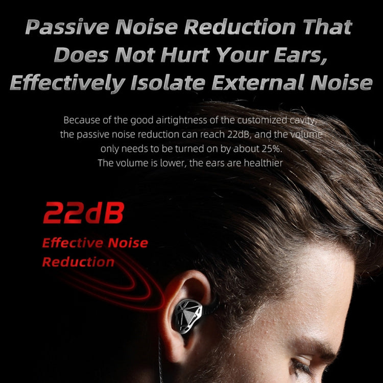 QKZ AK7 3.5mm Sports In-ear Stereo HIFI Heavy Bass Wired Earphones(Silver)
